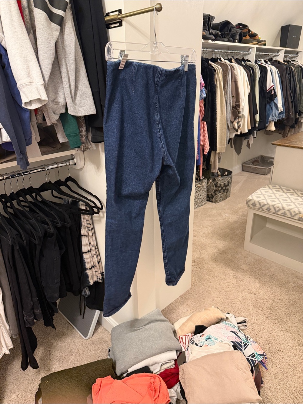 Ag Adriano Goldschmied High-Rise Slim Straight Jeans in Deep Blue Wash - Picture 7 of 7